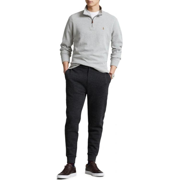 Polo Pony Zipped Jumper Polo Ralph Lauren, светло-серый — фото 4