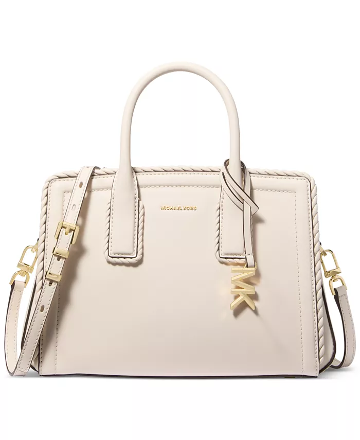 

Лайла Маленькая Кожаная Сумка-Сатчел Michael Kors, коричневый/бежевый