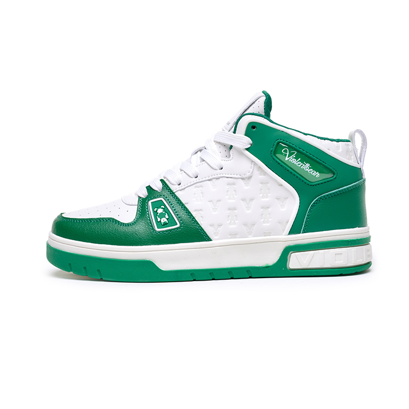 

Violentbear Термостойкие противоскользящие водонепроницаемые износостойкие высокие скейтбордские кроссовки унисекс бело-зеленые, цвет White Green