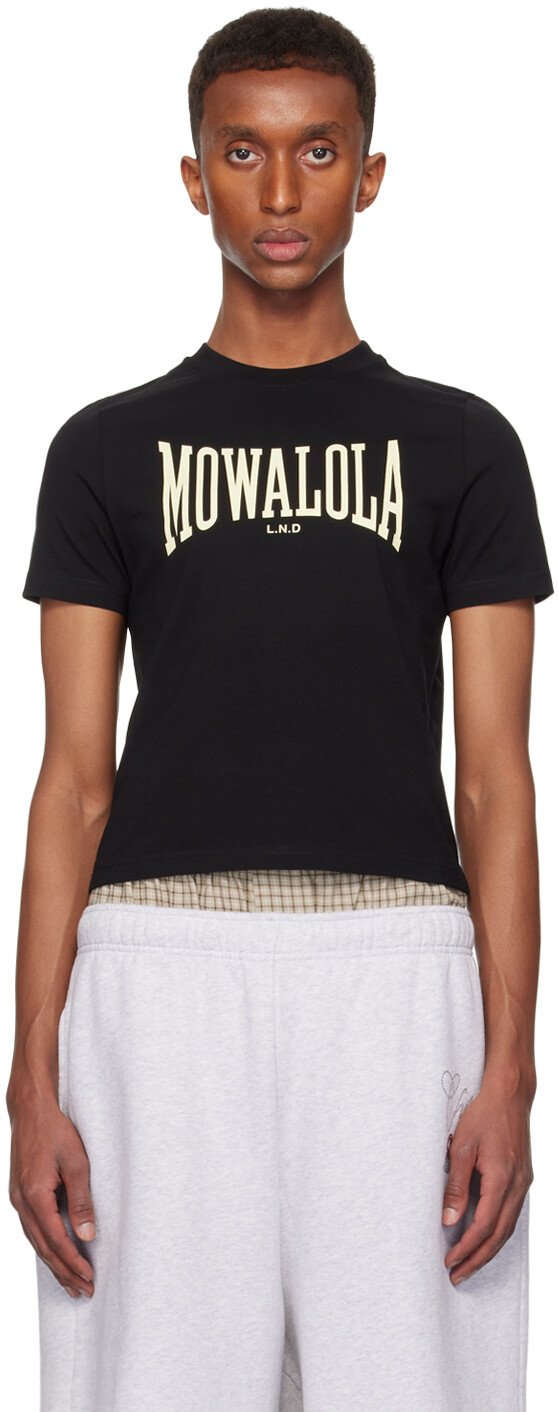 

Футболка с надписью «Sweat Tea» Mowalola, черный