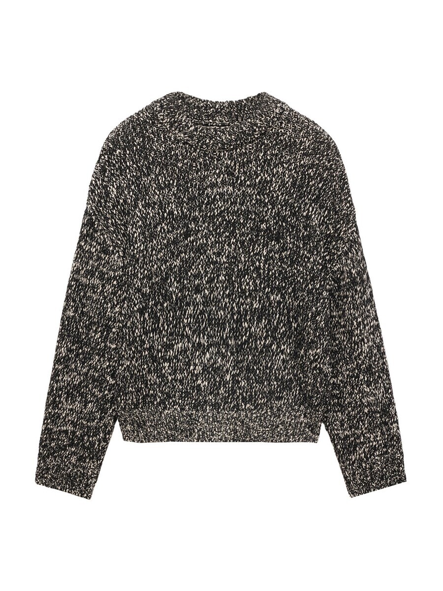 

Тонкий вязаный свитер MANGO Sweater Clorets, цвет anthracite/light grey