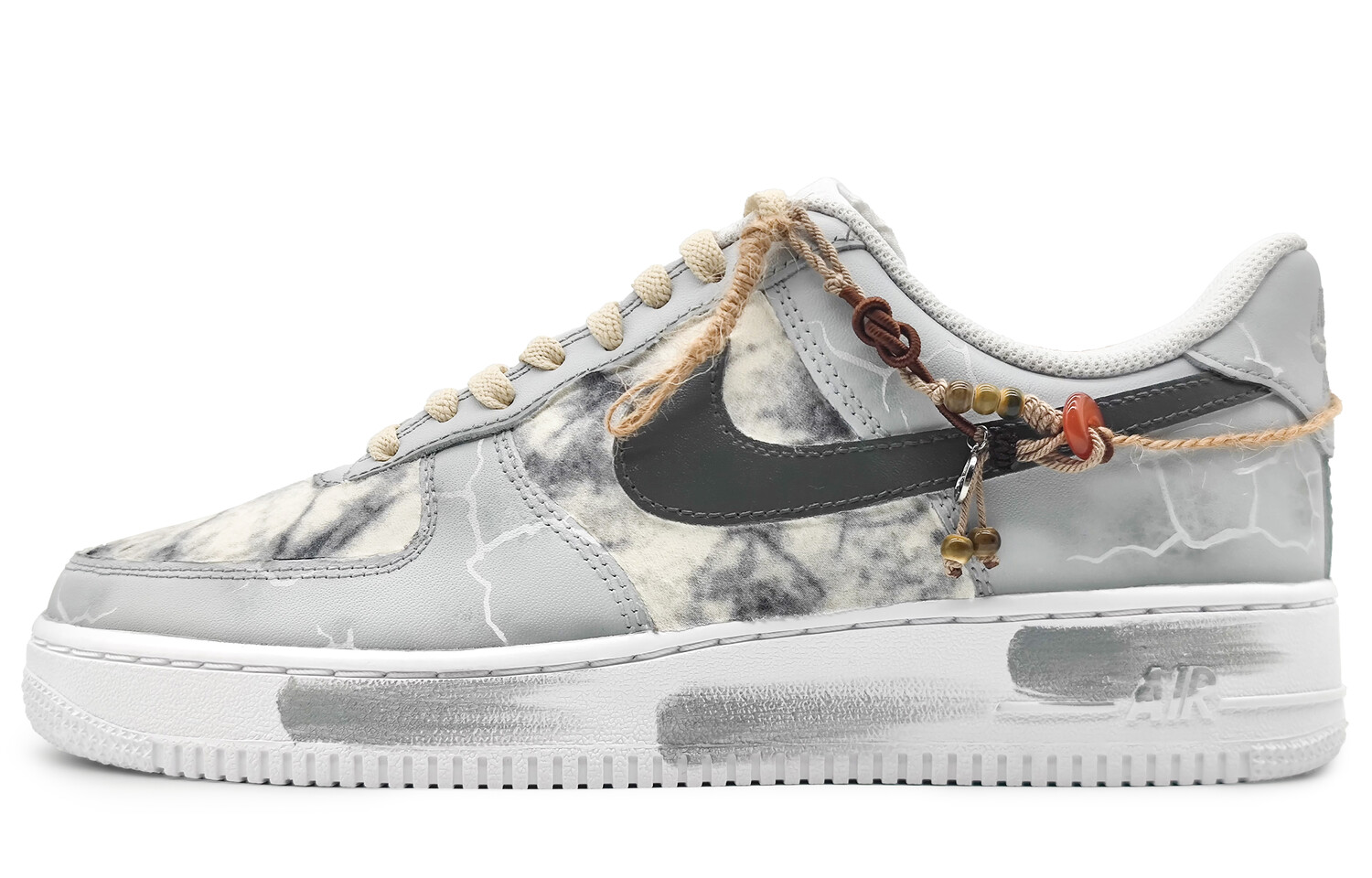 

Кроссовки Nike Air Force 1 Skateboard Shoes Men Low-Top Yellow Black