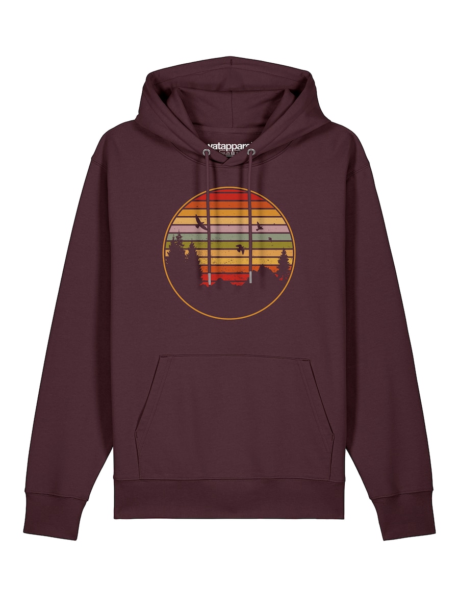 

Толстовка Watapparel Sunset Berge & Tannen, темно-красный