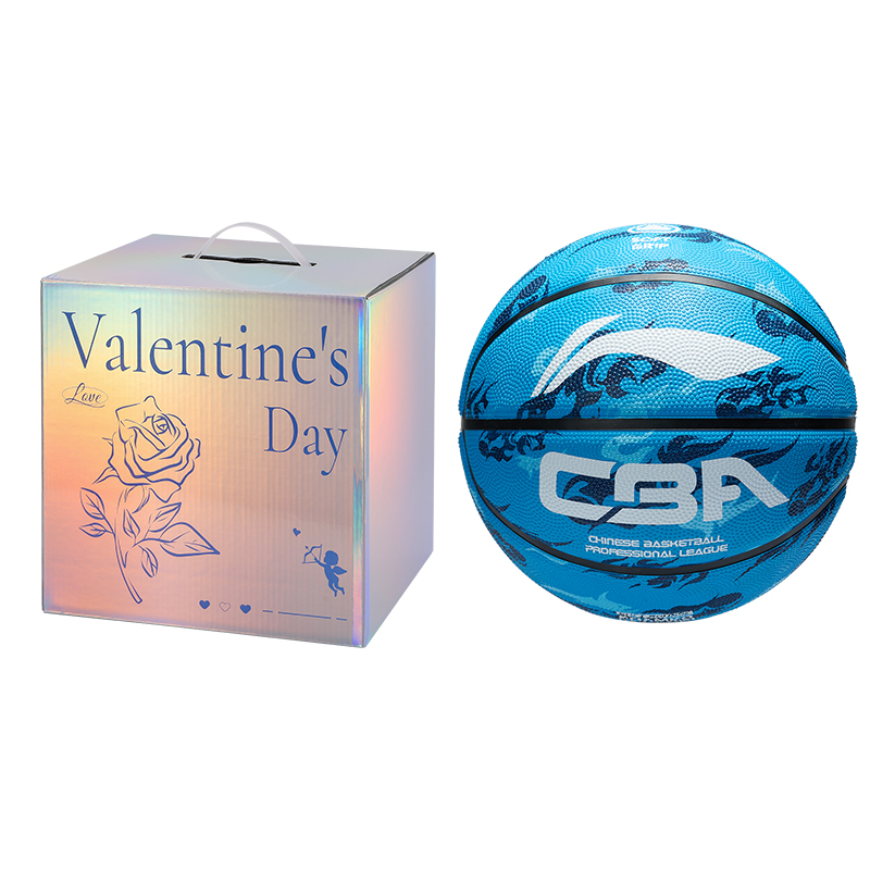 

LINING CBA Collection резиновый баскетбольный мяч blue размер 7 тренировочный unisex Китай