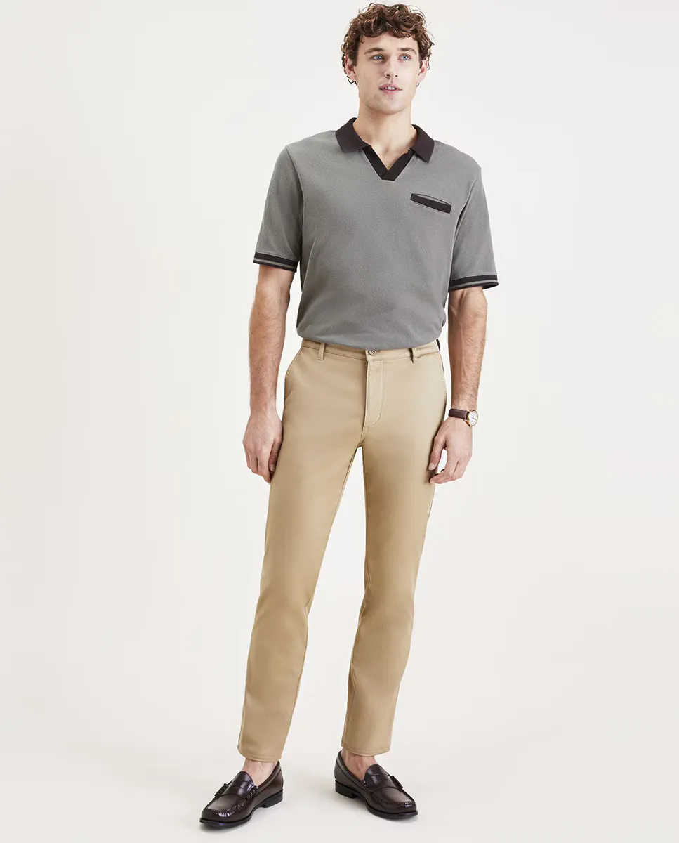 

Китайские мужские брюки slim fit Dockers, цвет Kaki