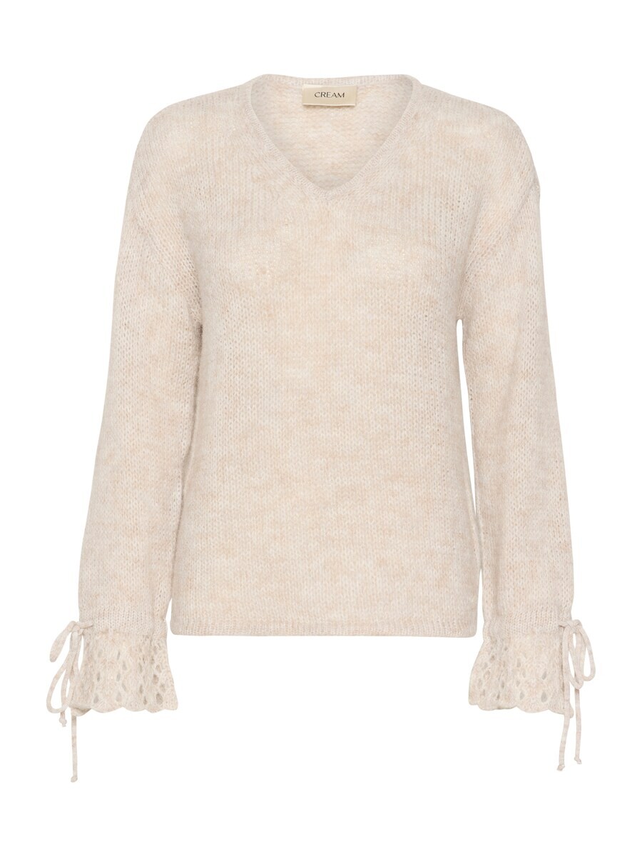 

Тонкий вязаный свитер Cream Sweater Niso, бежевый