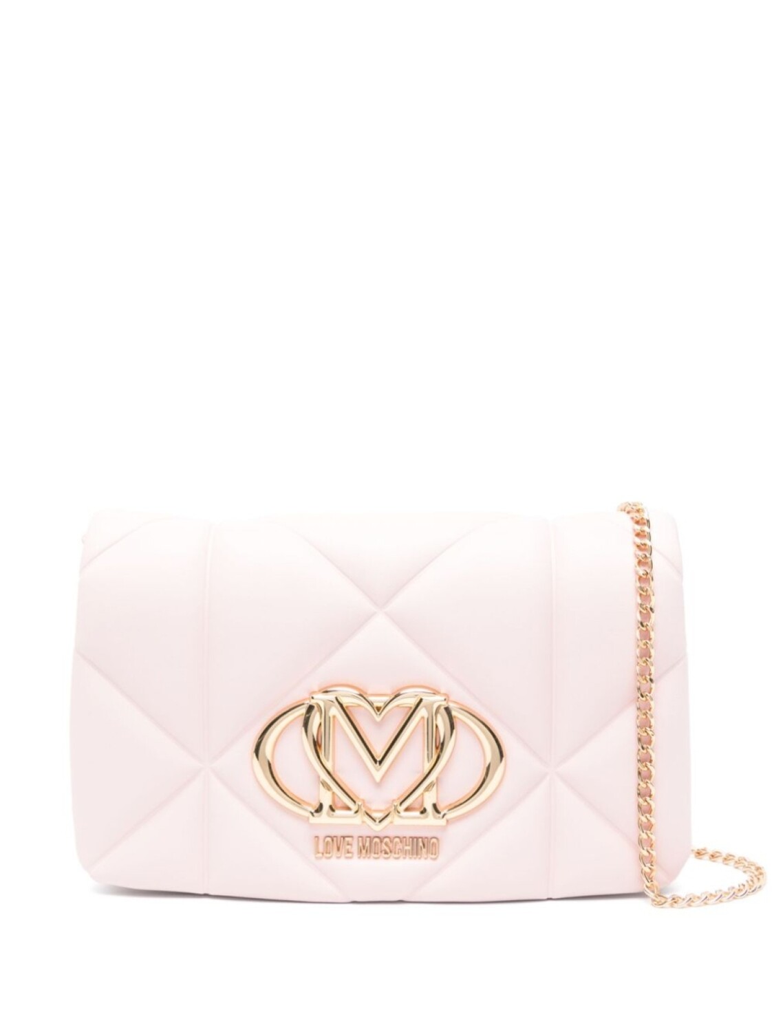 

Сумка через плечо с логотипом Love Moschino, розовый