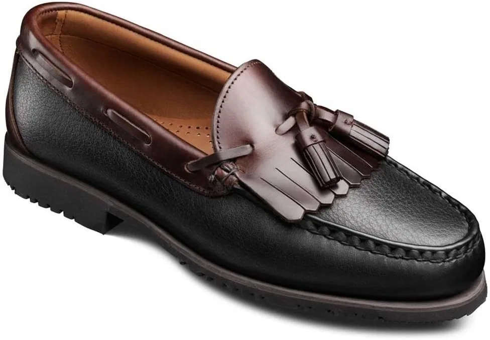 Лоферы Allen Edmonds, Black Green/Brown — фото 2