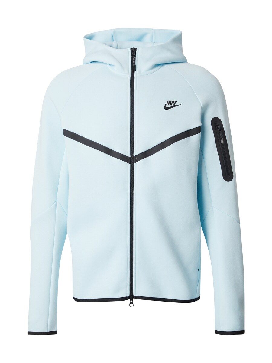 

Толстовка с капюшоном на молнии Nike Sportswear Tech Fleece, светло-синий