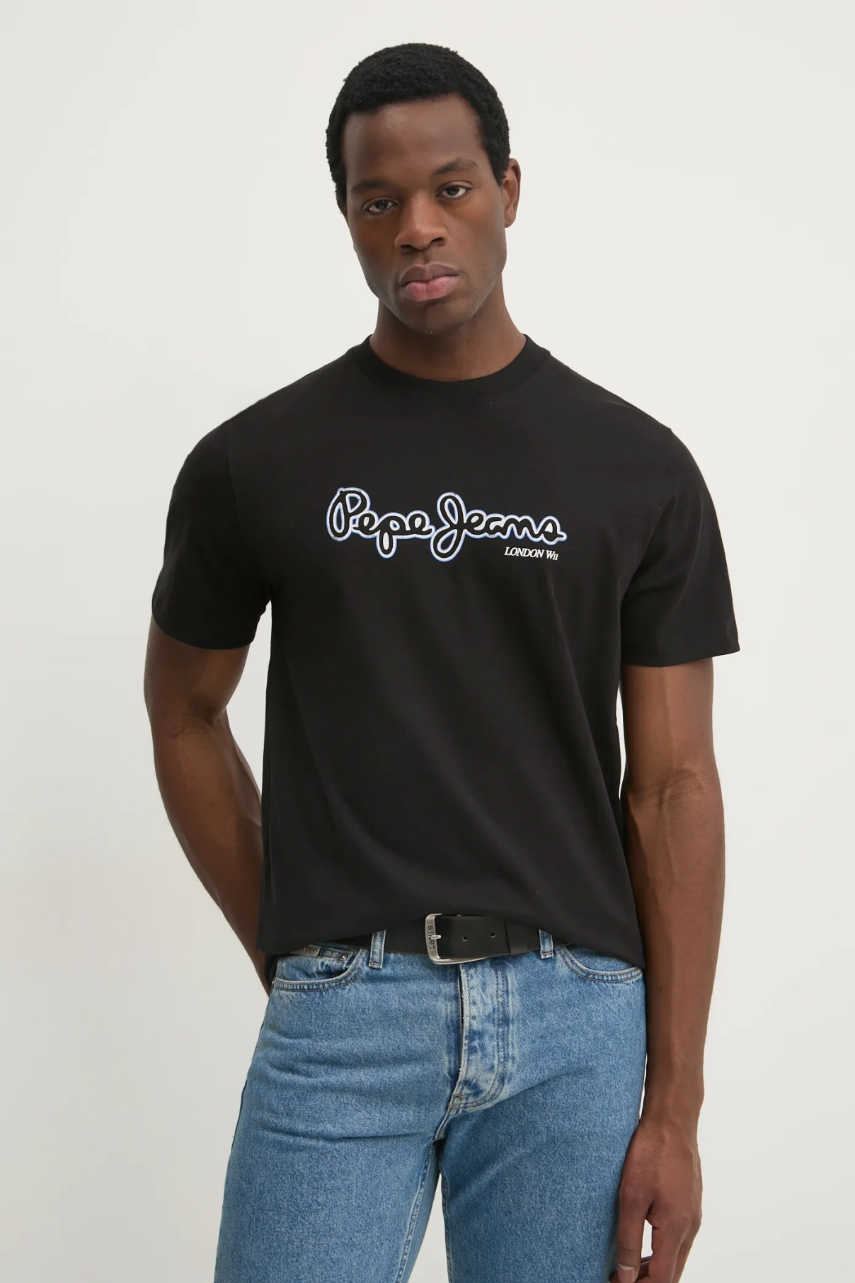 

DORIAN TEE хлопковая футболка Pepe Jeans, черный