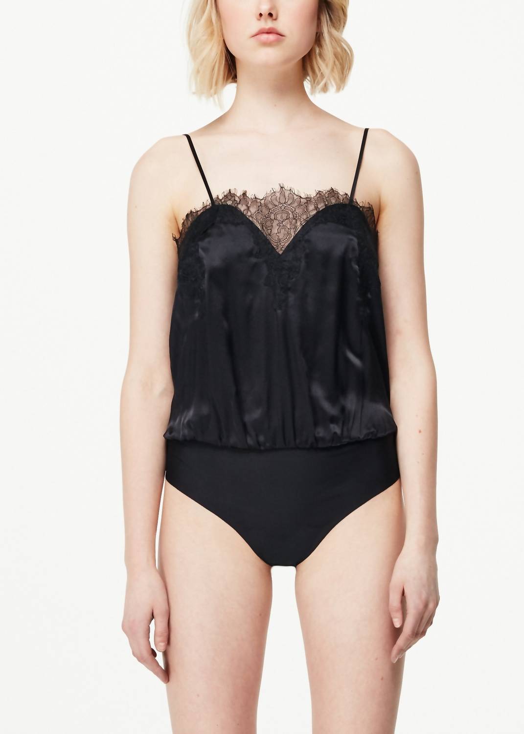

Боди Sweetheart черного цвета Cami NYC