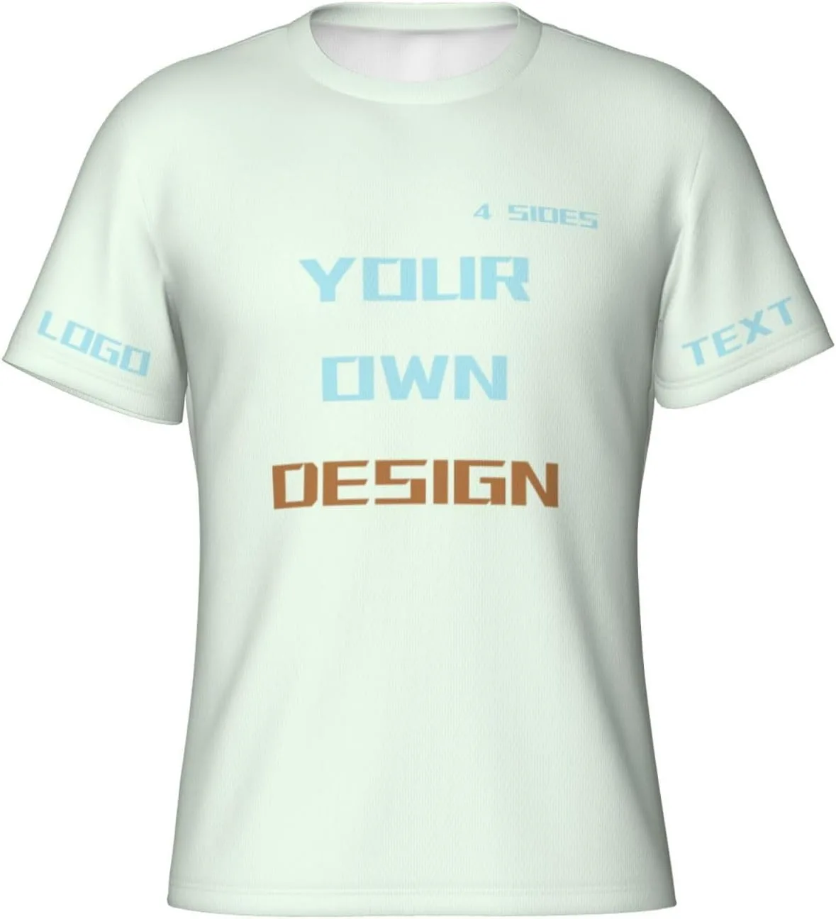 

Футболка Custom с принтом на 4 сторонах