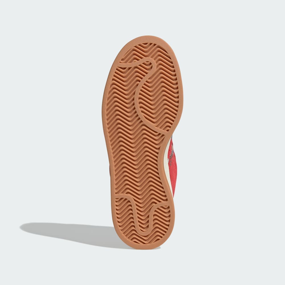 Кроссовки Adidas Campus 00s X Liberty London Shoes, цвет Semi Lucid Red/Cream White/Gold Metallic — фото 4