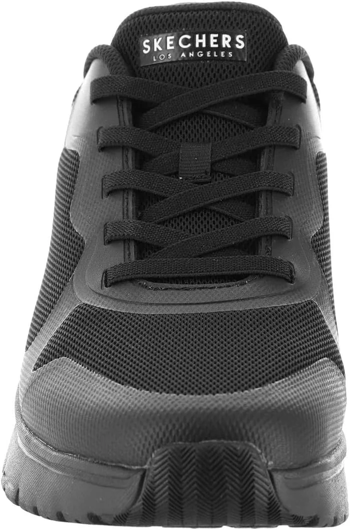 Мужские рабочие кроссовки Skechers Uno Sr Sutal на шнуровке Skech Air 200054 P, черный — фото 3