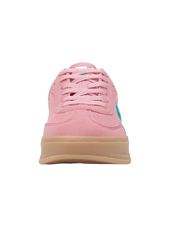 Кроссовки на шнуровке K-GW Heaven Kangaroos, цвет rosa/blau — фото 4
