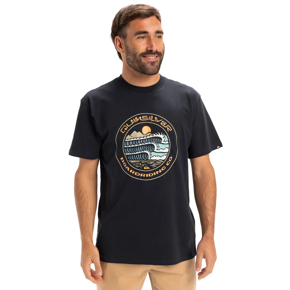 

Мужская футболка Quiksilver Ev Three Seas, темно-синий