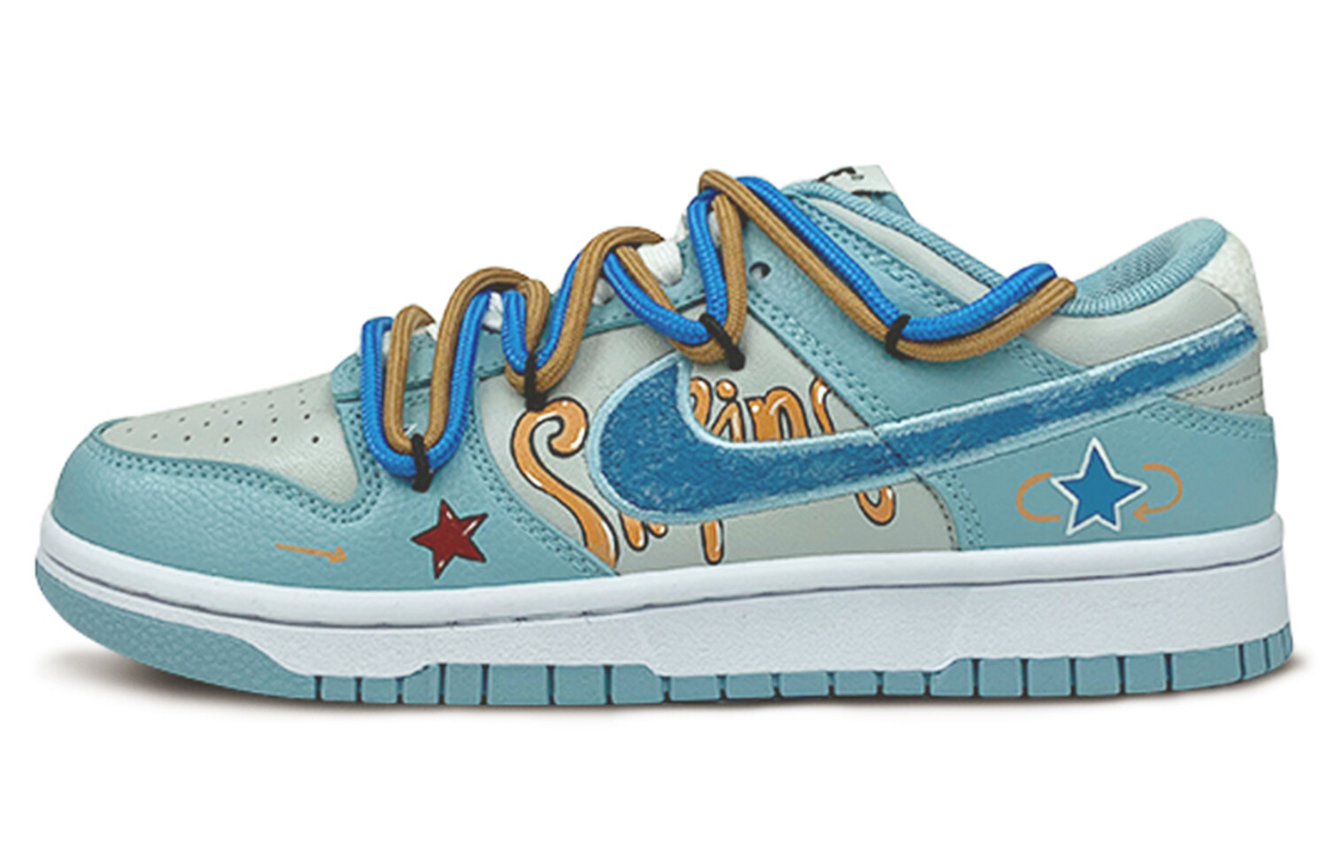 

Кроссовки для скейтбординга Dunk мужские низкие синие/белые Nike, Синий, Кроссовки для скейтбординга Dunk мужские низкие синие/белые Nike