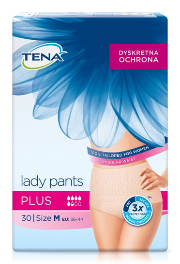 

Белье впитывающее М, 75-105 см, 30 шт. Tena, Lady Pants Plus