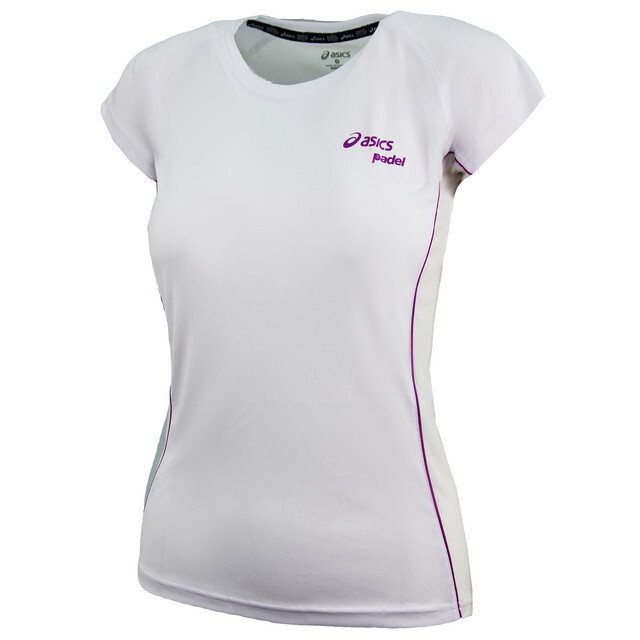 

Женская белая футболка Motion Dry Padel Asics, белый
