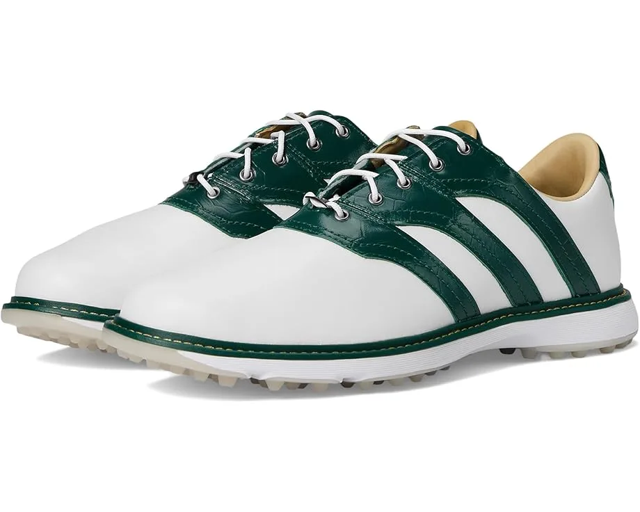 Кроссовки Adidas Golf MC Z-Traxion Spikeless Golf Shoes, Footwear White/Collegiate Green/Yellow
