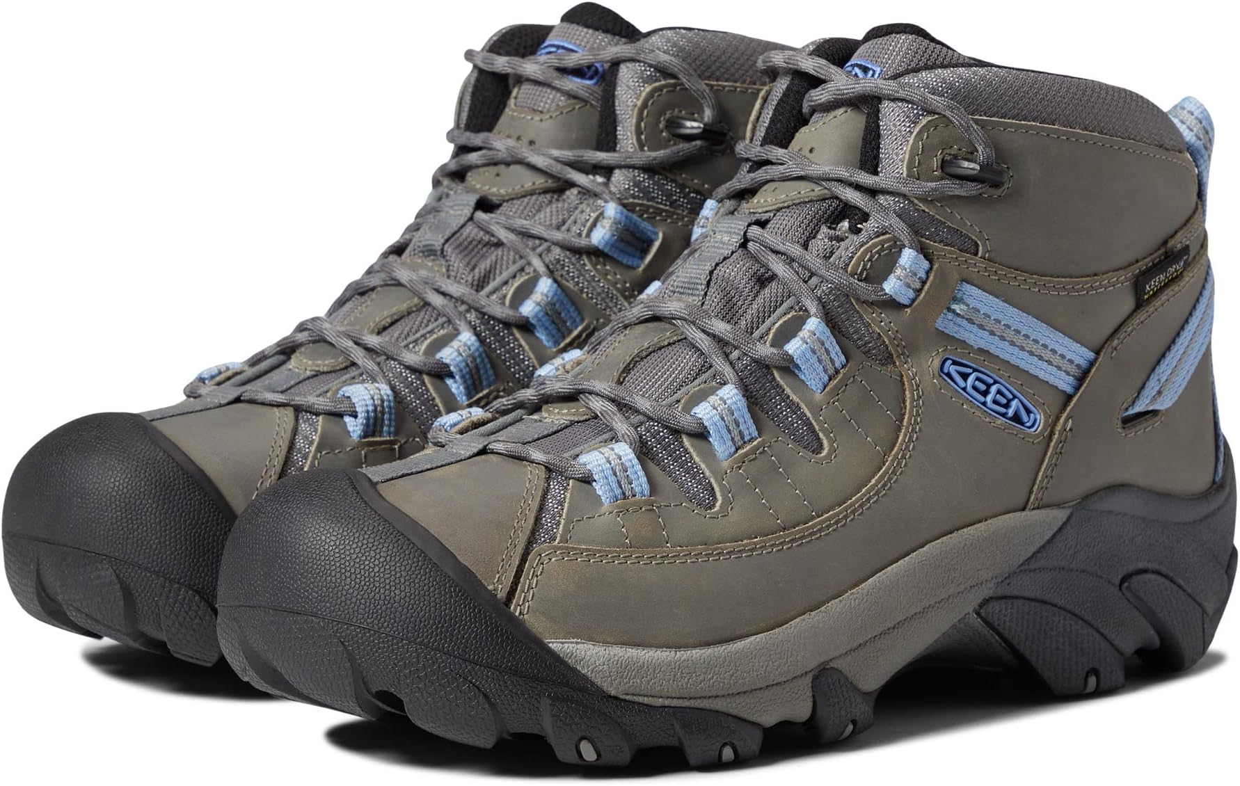 

Походная обувь водонепроницаемая Targhee II Mid Waterproof KEEN, цвет Steel Grey/Hydrangea