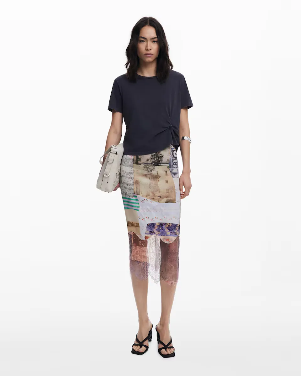 

Платье Collage 2 в 1 Desigual, мультиколор