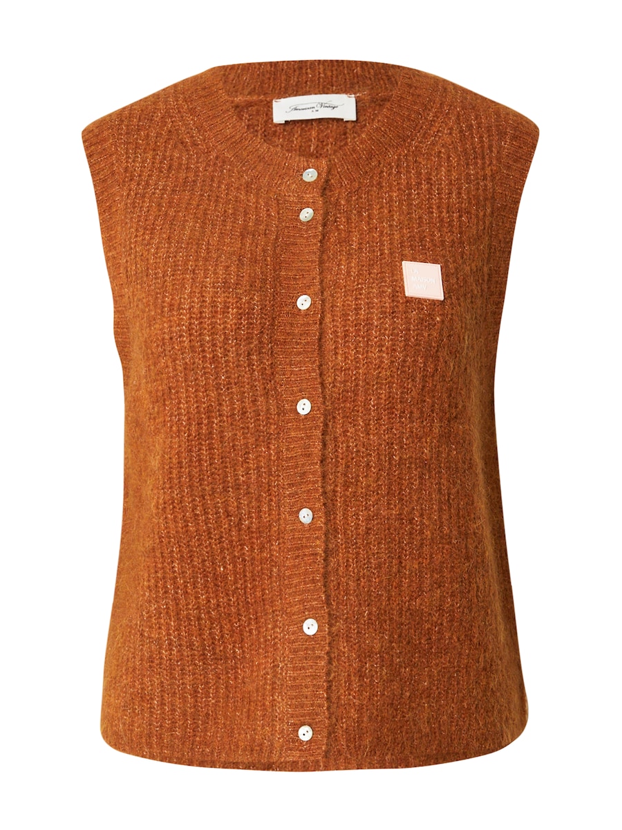 

Вязаный кардиган AMERICAN VINTAGE EAST19MCE24, Mottled Brown