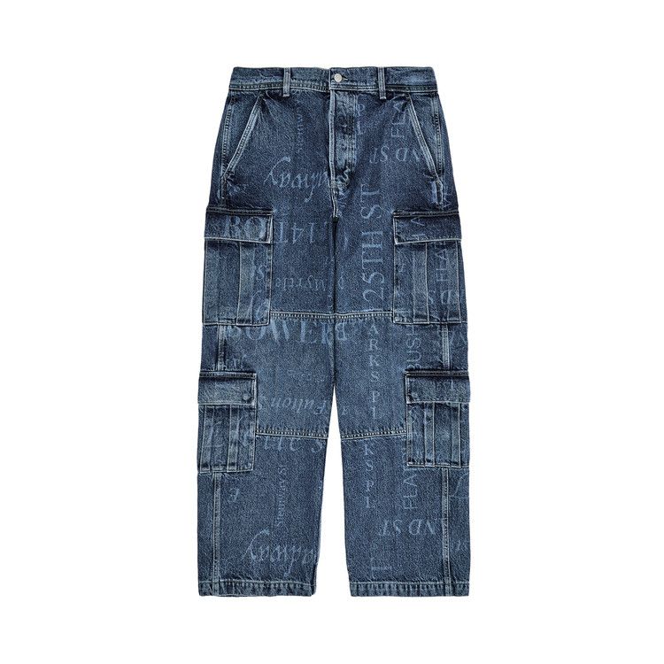 

Брюки Supreme x Martine Rose Denim Cargo Pant, Washed Blue