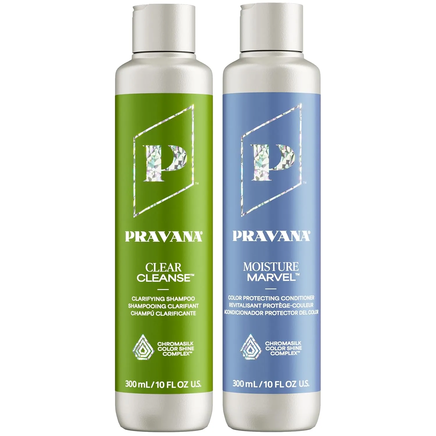 Pravana Clear Cleanse Mineral Diminishing шампунь для осветления окрашенных волос, удаляет отложения жесткой воды, увлажняет, придает энергию и объем, устраняет изменение цвета, vegan