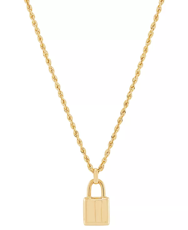 

Ожерелье с подвеской в виде замка длиной 18 дюймов из 10-каратного золота Macy'S, gold