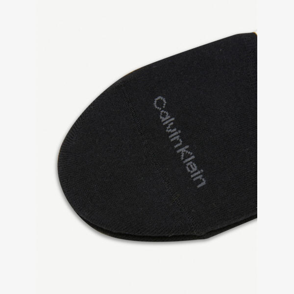 Неявочные носки из смесового хлопка, комплект из двух штук Calvin Klein, черный — фото 2