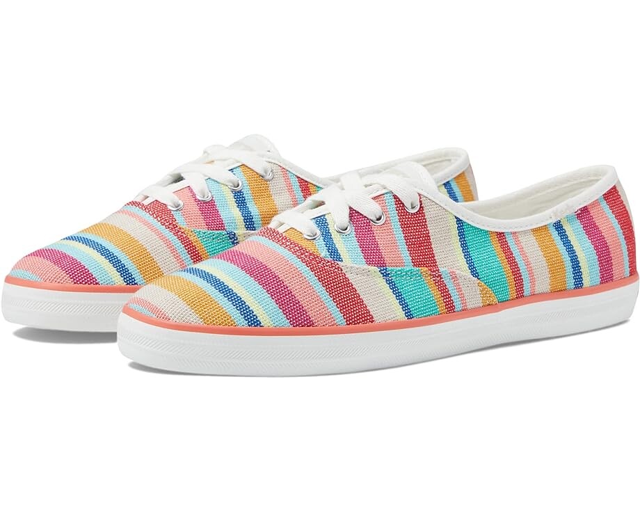 

Кроссовки Keds Champion, цвет Pink/Multi Stripe