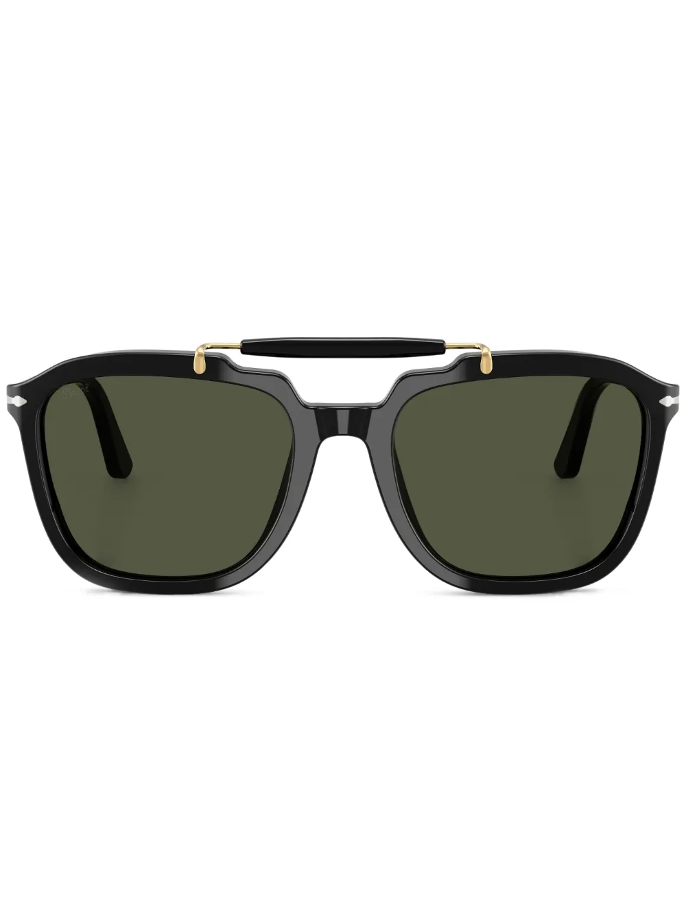 

Солнцезащитные очки в квадратной оправе Persol, черный