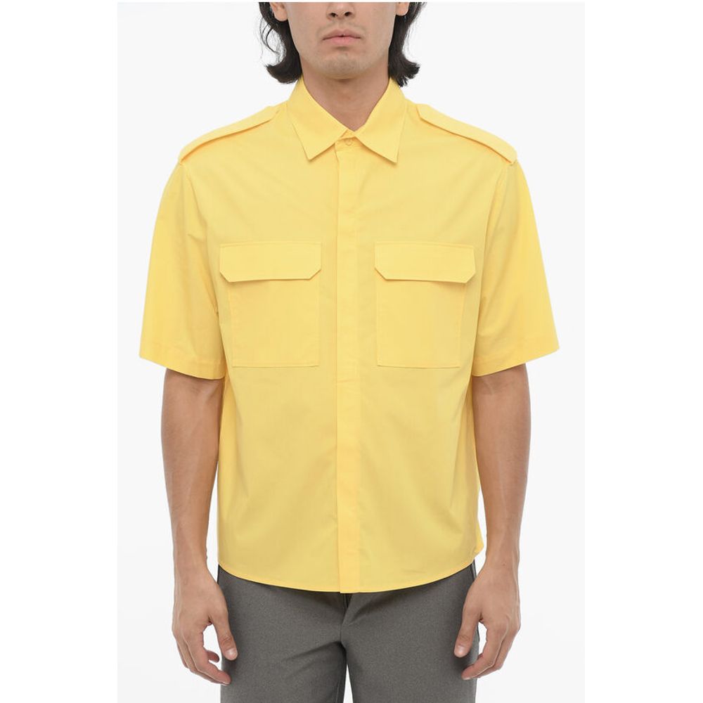 

Рубашка милитари Looe Fit с короткими рукавами Neil Barrett, Yellow