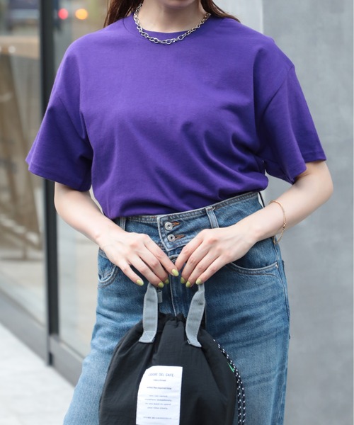 

Футболка с коротким рукавом оверсайз из ультрахлопка GILDAN, фиолетовый