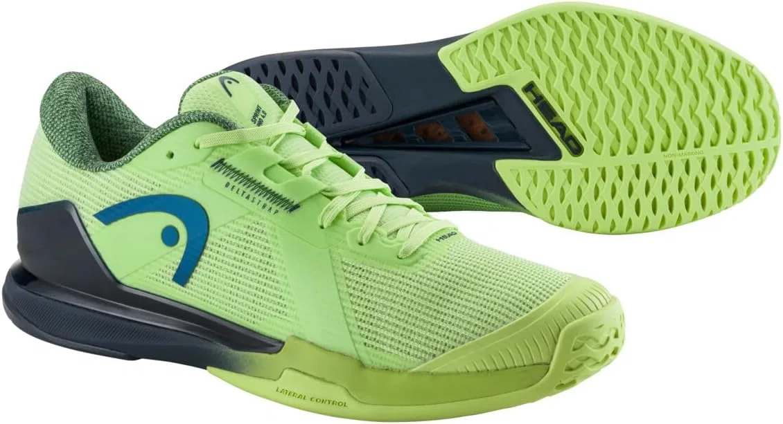 Мужские теннисные кроссовки Head Sprint Pro 4.0, Lime Navy — фото 4