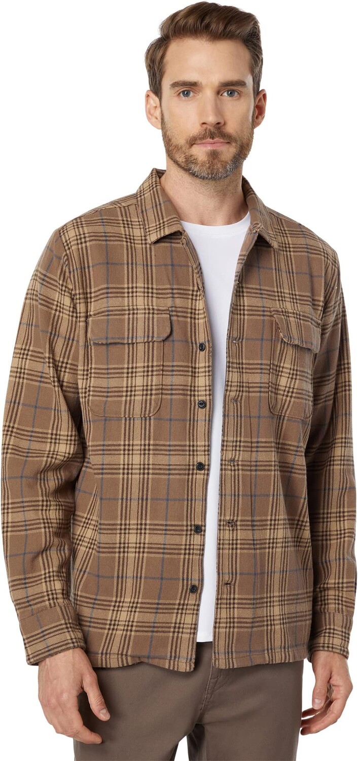 

Рубашка Volcom Skate Vitals Grant Taylor Long Sleeve Flannel, цвет Dark Khaki