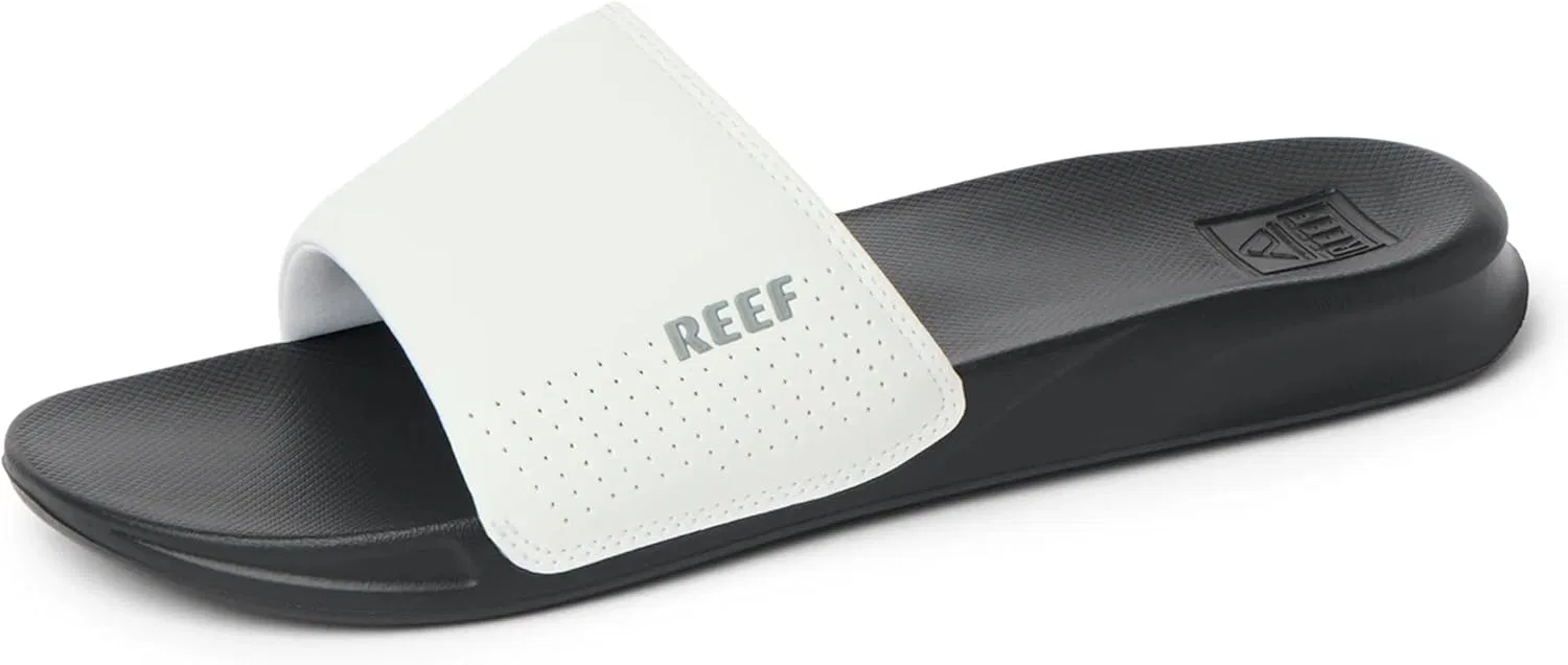 Сандалии-слайды спортивные REEF, белый/черный