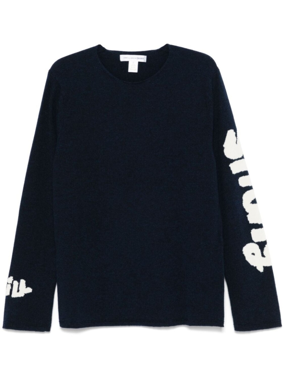 

Comme Des Garçons Shirt свитер вязки интарсия, синий