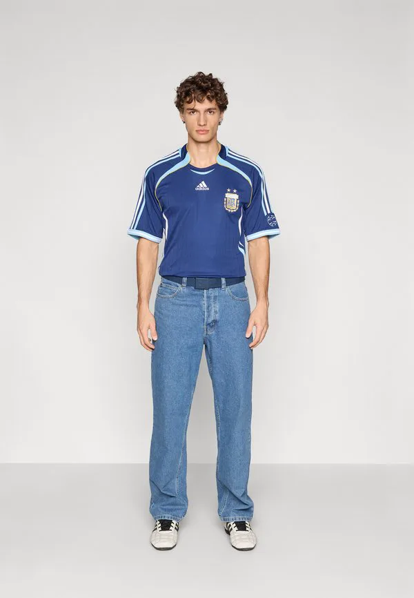 Выездная футболка сборной аргентины 2006 года. Adidas Performance, Dark Blue — фото 2