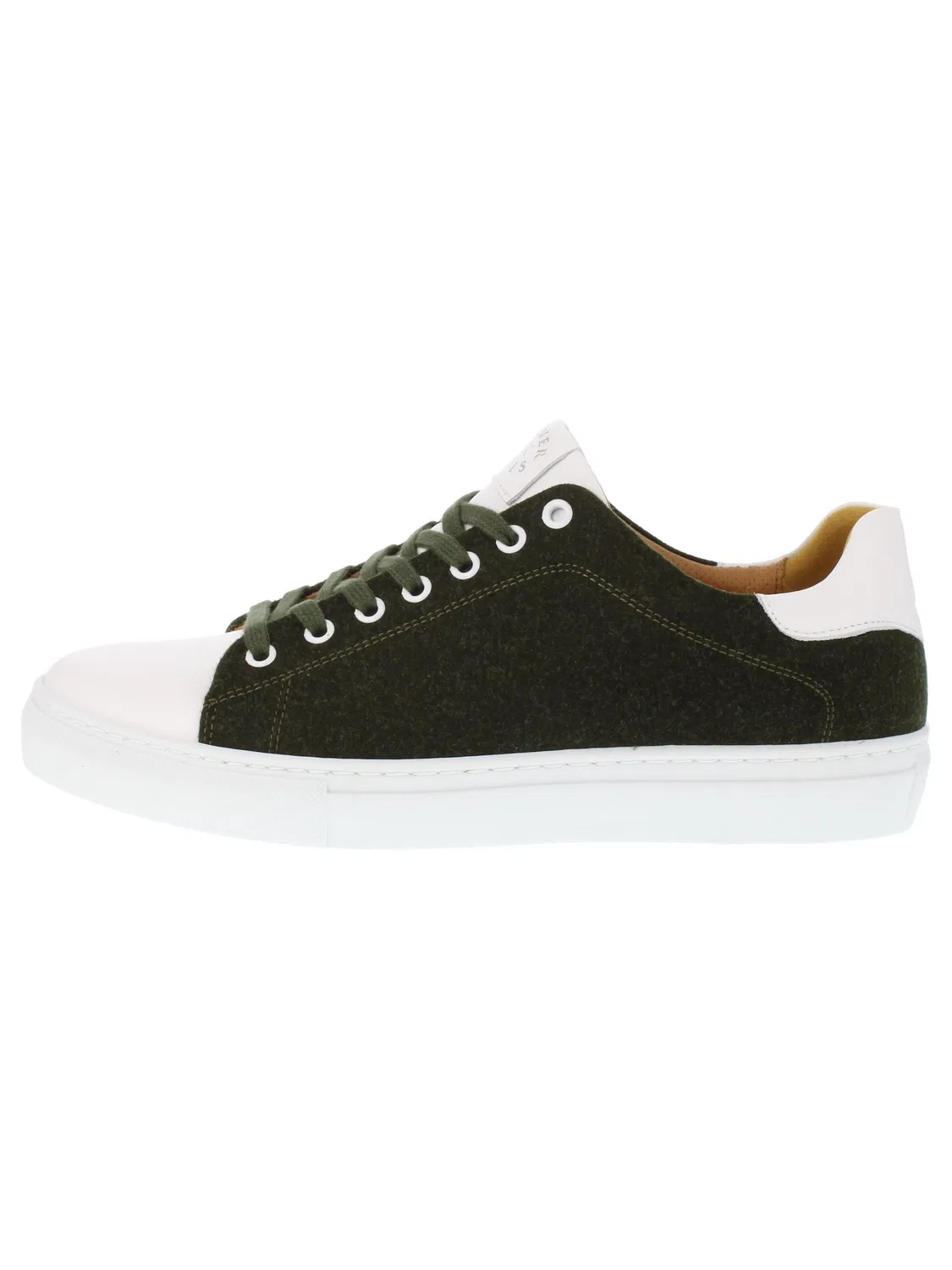 Кроссовки 'MORITZ - Sneaker aus Merinoloden und Nappa-Leder' Xaver Luis Schuhmanufaktur, Dark Green