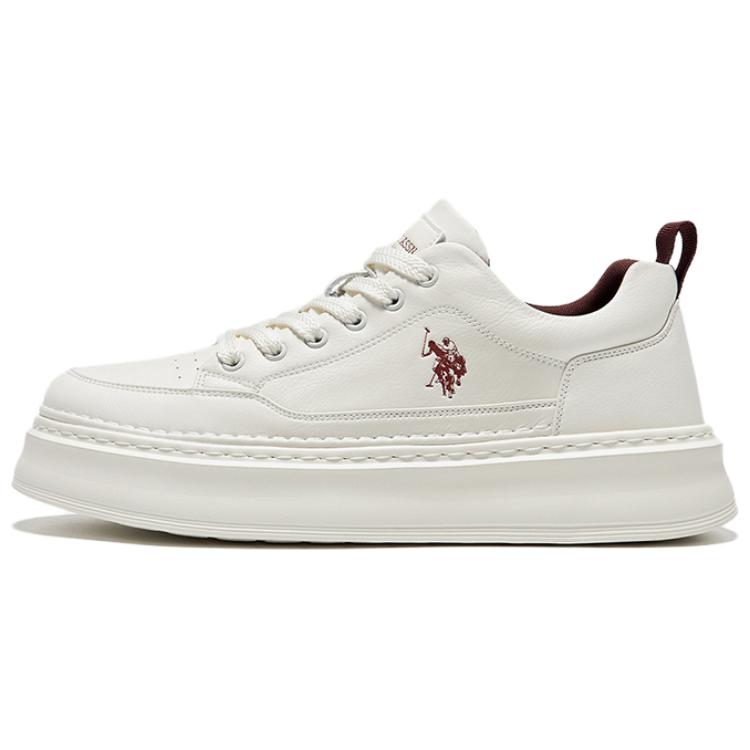 

U.S. POLO ASSN. Низкие кроссовки для скейтбординга, мужские, белые, красные