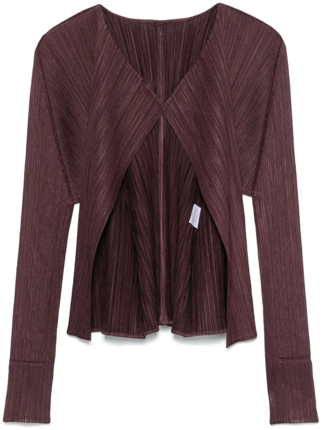 

Pleats Please Issey Miyake кардиган на сентябрь, коричневый