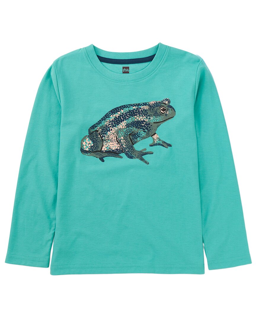 

Футболка Tea Collection Frog с многослойным рукавом и принтом, мультиколор