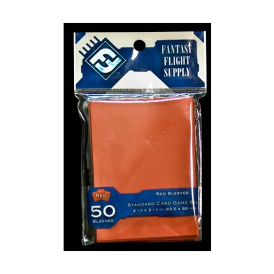 

Обложки для карточек — стандартный размер CCG, красные (50), Fantasy Flight Supply - CCG Card Sleeves