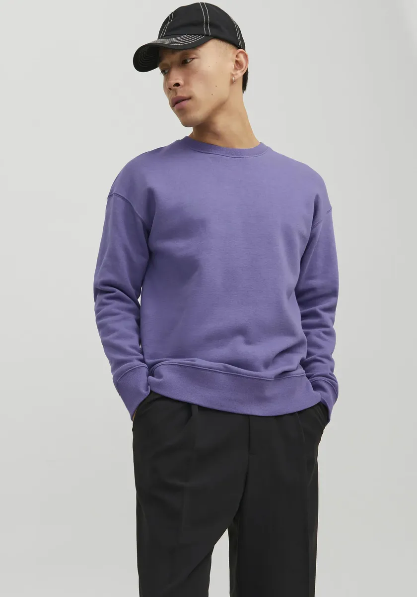 

Толстовка Jack & Jones "JJESTAR BASIC SWEAT CREW NECK NOOS", цвет Twilight Purple