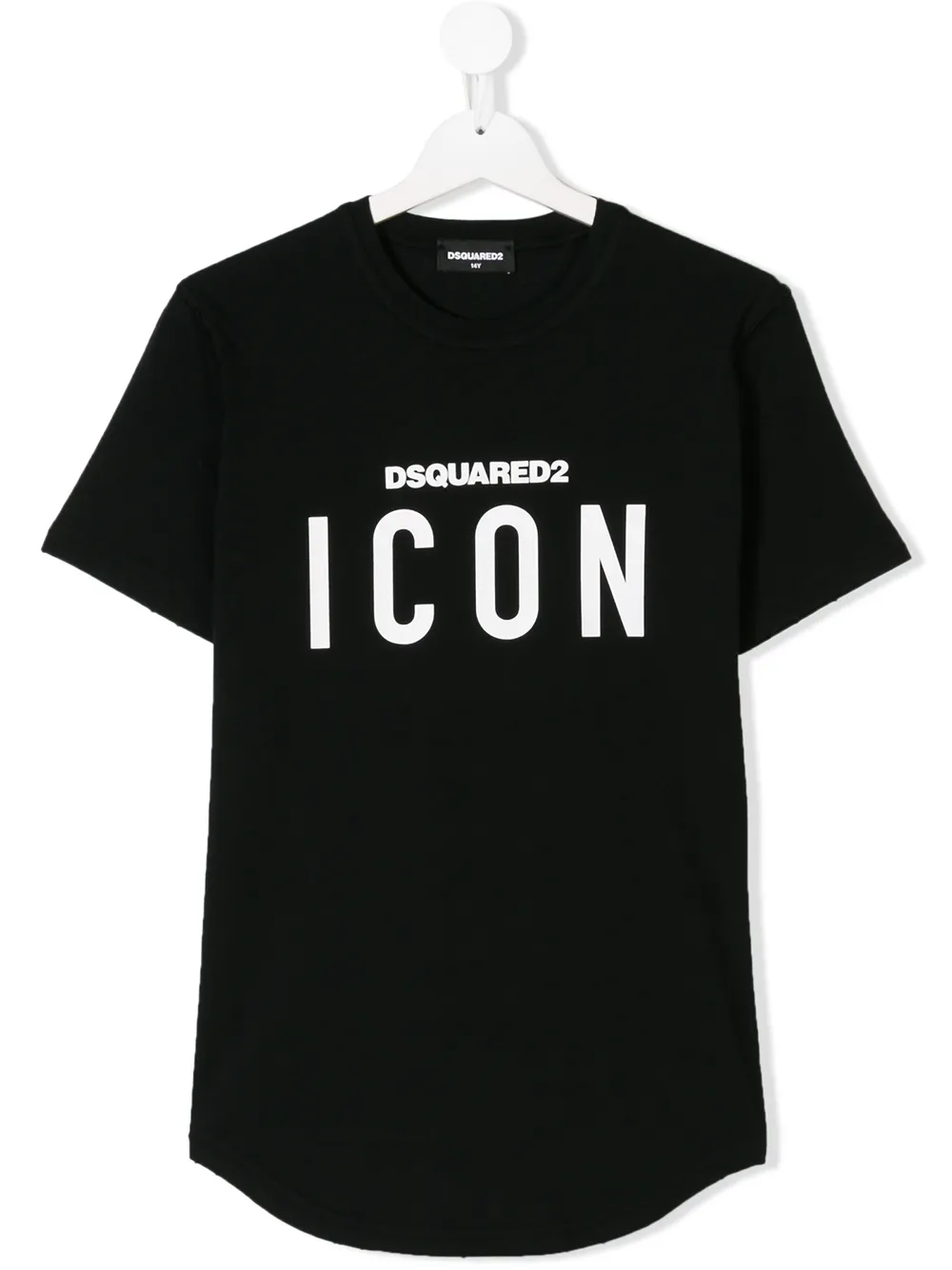 

Футболка с принтом TEEN Icon DSQUARED2 KIDS, черный