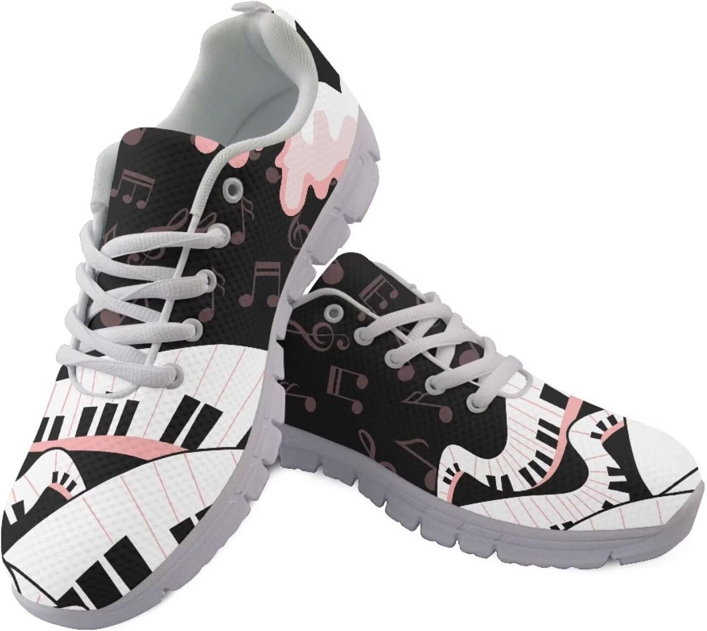 

Мужские кроссовки для ходьбы и бега AmzPrint с белой подошвой