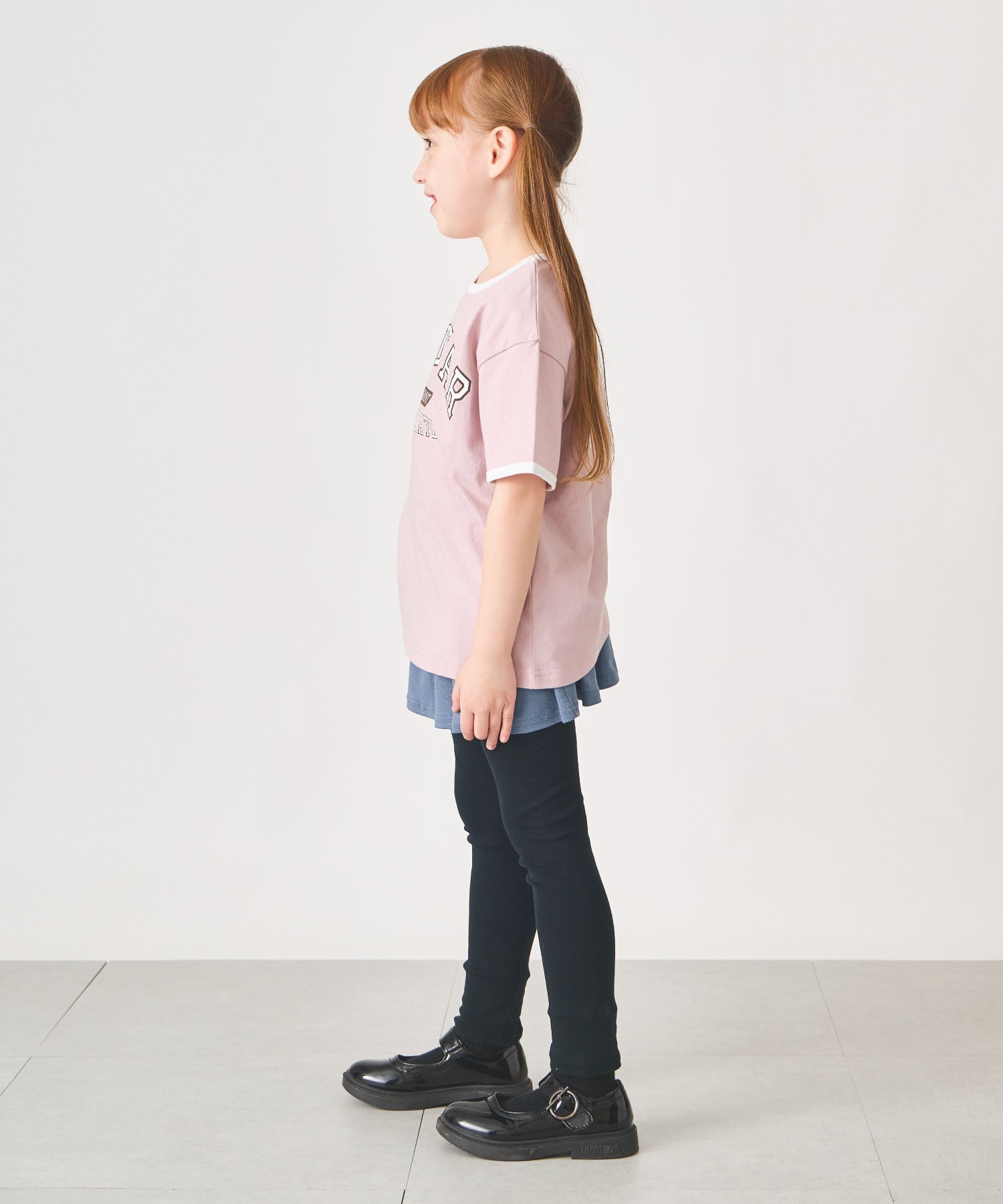 Футболка с короткими рукавами с логотипом колледжа Ever Closet, Lavender — фото 2