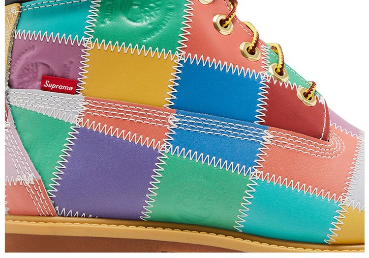 Водонепроницаемые ботинки Supreme x Timberland 6 Inch Premium, мультиколор — фото 2